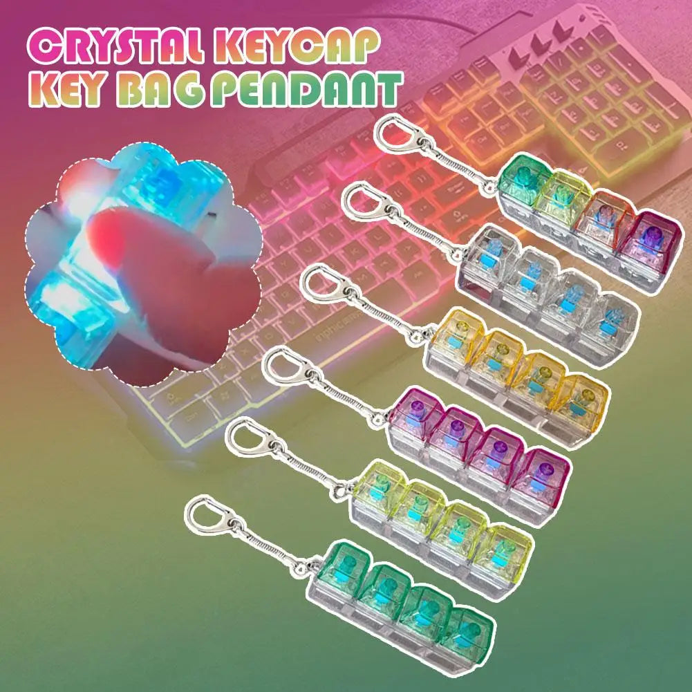 ClickKey Mini Keyboard Fidget Keychain